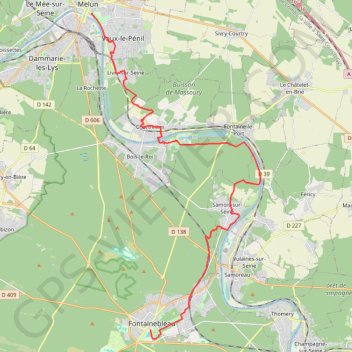 Itinéraire Rando des 3 châteaux, distance, dénivelé, altitude, carte, profil, trace GPS