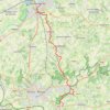 Itinéraire GR129 - Oudenaarde-Ellezelles, distance, dénivelé, altitude, carte, profil, trace GPS