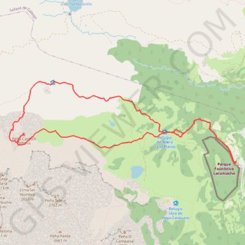 Itinéraire Randonnée Punta Castech, distance, dénivelé, altitude, carte, profil, trace GPS