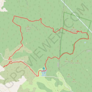 Itinéraire L'Éléphant de pierre et les Aiguilles de Valbelle, distance, dénivelé, altitude, carte, profil, trace GPS