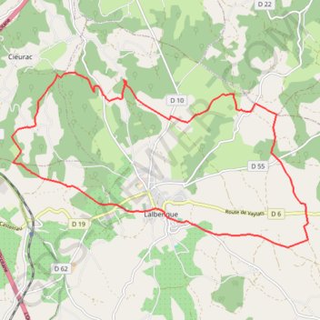 Itinéraire Circuit des châteaux - Lalbenque, distance, dénivelé, altitude, carte, profil, trace GPS