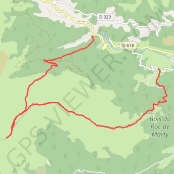 Itinéraire Cap de la Dosse - Sommet de Mentiès, distance, dénivelé, altitude, carte, profil, trace GPS