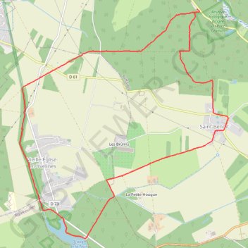 Itinéraire Vieille-Eglise en Yvelines, distance, dénivelé, altitude, carte, profil, trace GPS
