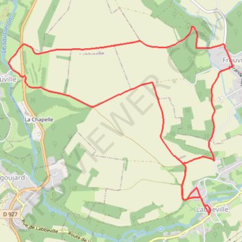 Itinéraire Les quarantes hectares, distance, dénivelé, altitude, carte, profil, trace GPS