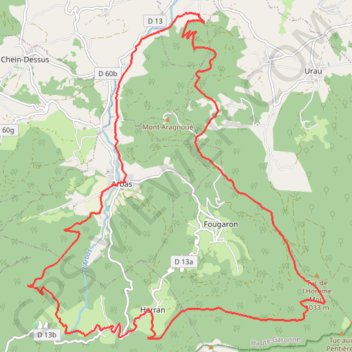 Itinéraire Pyrénées Comminges - Le Tour du Haut Arbas, distance, dénivelé, altitude, carte, profil, trace GPS