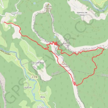 Itinéraire Par les Pas des Voûtes et de l'Allier depuis Méselier, distance, dénivelé, altitude, carte, profil, trace GPS