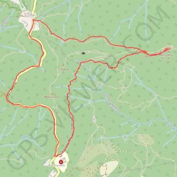Itinéraire De Piancavallo à Morissolo au bord du Lac Majeur, distance, dénivelé, altitude, carte, profil, trace GPS
