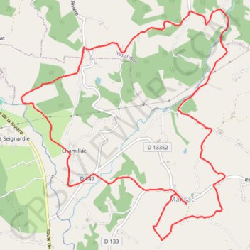 Itinéraire Mansac Les Trépadours, distance, dénivelé, altitude, carte, profil, trace GPS