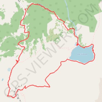Itinéraire Lac de Lioson, distance, dénivelé, altitude, carte, profil, trace GPS