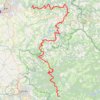 Itinéraire Marsal - Cambounès, distance, dénivelé, altitude, carte, profil, trace GPS