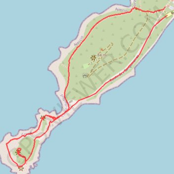 Itinéraire La pointe de la parata, distance, dénivelé, altitude, carte, profil, trace GPS