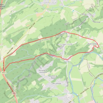 Itinéraire les-enneilles, distance, dénivelé, altitude, carte, profil, trace GPS