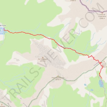 Itinéraire J3 Col Malrif, distance, dénivelé, altitude, carte, profil, trace GPS
