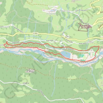 Itinéraire Le long du Drac, distance, dénivelé, altitude, carte, profil, trace GPS