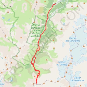 Itinéraire Col d'Aussois, distance, dénivelé, altitude, carte, profil, trace GPS