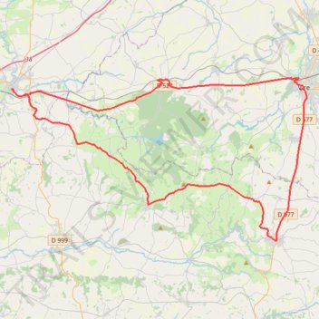 Itinéraire Carnaval st Sever, distance, dénivelé, altitude, carte, profil, trace GPS