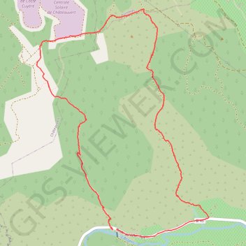 Itinéraire Correns - Vallon des Baumes, distance, dénivelé, altitude, carte, profil, trace GPS