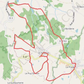 Itinéraire Entre Coteaux et vallées - PDIPR87, distance, dénivelé, altitude, carte, profil, trace GPS