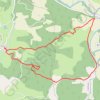 Itinéraire 180218 Belloc, distance, dénivelé, altitude, carte, profil, trace GPS