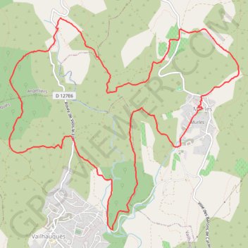Itinéraire Murles, distance, dénivelé, altitude, carte, profil, trace GPS