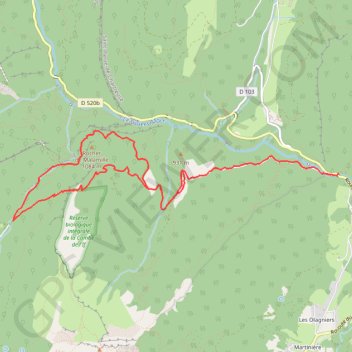 Itinéraire Par le Col de la Cochette et le sangle de Malamille, distance, dénivelé, altitude, carte, profil, trace GPS