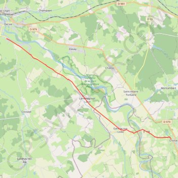 Itinéraire Itinéraire de 266 Rte de Gannay, 71140 Cronat, France à 2 Rue Chp du Pavillon, 58300 Decize, France, distance, dénivelé, altitude, carte, profil, trace GPS
