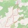 Itinéraire Rougiers-Vallon de la Guillandiere, les trois fontaines, distance, dénivelé, altitude, carte, profil, trace GPS