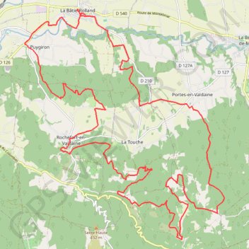Itinéraire La Bâtie-Rolland, distance, dénivelé, altitude, carte, profil, trace GPS