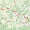 Itinéraire Randonnée Condroz Famenne belge, distance, dénivelé, altitude, carte, profil, trace GPS