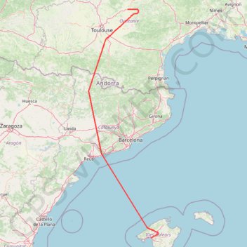 Itinéraire Monday Afternoon Flight, distance, dénivelé, altitude, carte, profil, trace GPS