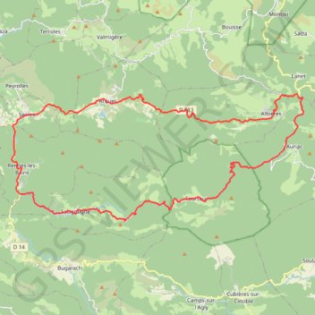 Itinéraire Arques, distance, dénivelé, altitude, carte, profil, trace GPS