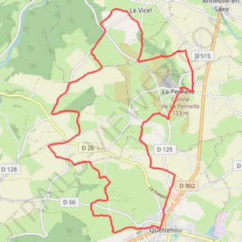 Itinéraire 17km, distance, dénivelé, altitude, carte, profil, trace GPS