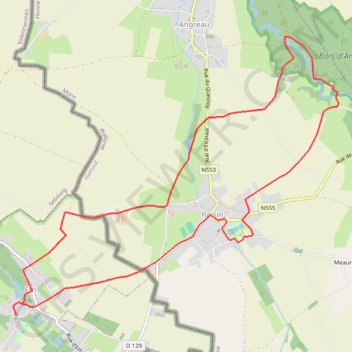 Itinéraire Du Sart au caillou qui bique - Eth, distance, dénivelé, altitude, carte, profil, trace GPS