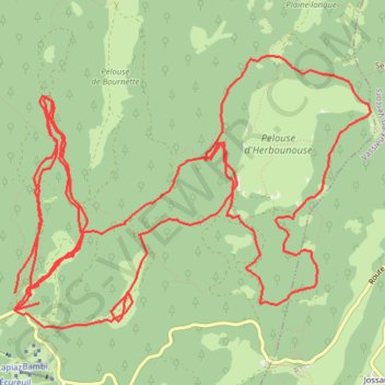 Itinéraire Fond d'urle, distance, dénivelé, altitude, carte, profil, trace GPS