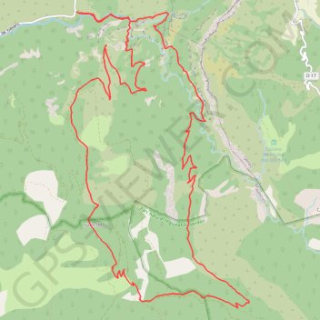 Itinéraire Gorges Trevans, distance, dénivelé, altitude, carte, profil, trace GPS