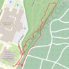 Itinéraire Entre polytechnique et le cimetière, distance, dénivelé, altitude, carte, profil, trace GPS