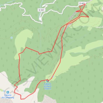 Itinéraire Boucle de Barlane, distance, dénivelé, altitude, carte, profil, trace GPS