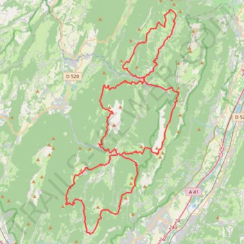 Itinéraire GRP Tour de Chartreuse - 2024_1, distance, dénivelé, altitude, carte, profil, trace GPS