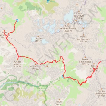 Itinéraire Tour du vieux Chaillol - J2, distance, dénivelé, altitude, carte, profil, trace GPS