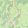 Itinéraire Le circuit des couloirs au départ des Bouchoux, distance, dénivelé, altitude, carte, profil, trace GPS