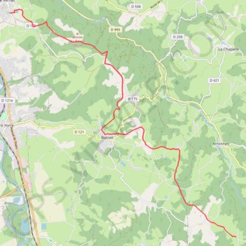 Itinéraire Gr463 du Vernet à Riboulet, distance, dénivelé, altitude, carte, profil, trace GPS