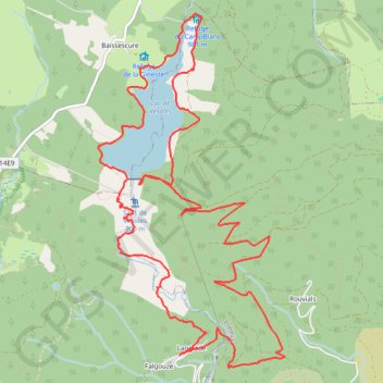 Itinéraire Sentier des 1000 Marches - Saut et Lac de Vezoles, distance, dénivelé, altitude, carte, profil, trace GPS