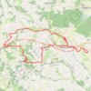 Itinéraire Gravel dans l'après-midi, distance, dénivelé, altitude, carte, profil, trace GPS