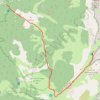 Itinéraire Saint-Agnan-en-Vercors Marche à pied, distance, dénivelé, altitude, carte, profil, trace GPS