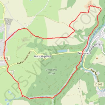 Itinéraire Autour du ranch des bisons, distance, dénivelé, altitude, carte, profil, trace GPS