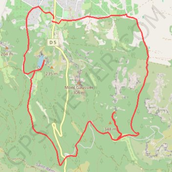 Itinéraire Boucle autour de Saint Rémy de Provence, distance, dénivelé, altitude, carte, profil, trace GPS