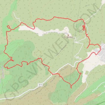 Itinéraire Randonnée de Salvaterre à Opoul, distance, dénivelé, altitude, carte, profil, trace GPS