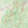 Itinéraire Cyclo : La haute route Vertaco, distance, dénivelé, altitude, carte, profil, trace GPS