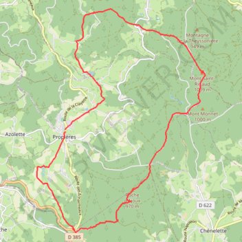 Itinéraire Propières Laswen19/11/2025-22905688, distance, dénivelé, altitude, carte, profil, trace GPS