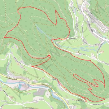 Itinéraire Autour du Rinkenkopf, distance, dénivelé, altitude, carte, profil, trace GPS